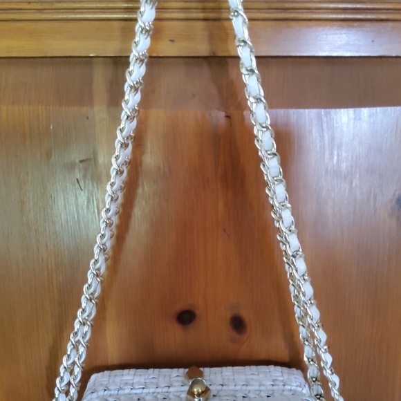 Authentic Vintage 1960's Rodo White Basket Weave Made in Italy EUC - Picture 13 of 16